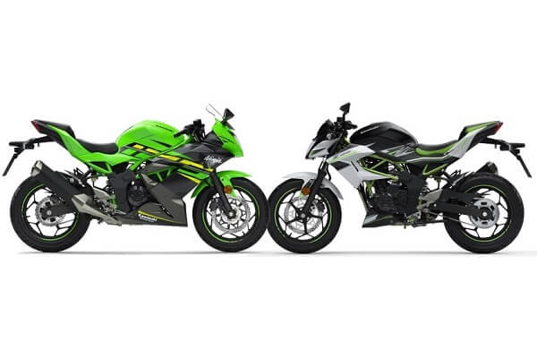 Două motociclete 125cc moderne de la Kawasaki