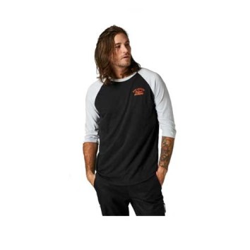 FOX ORIGINAL SPEED 3/4 RAGLAN [BLK]